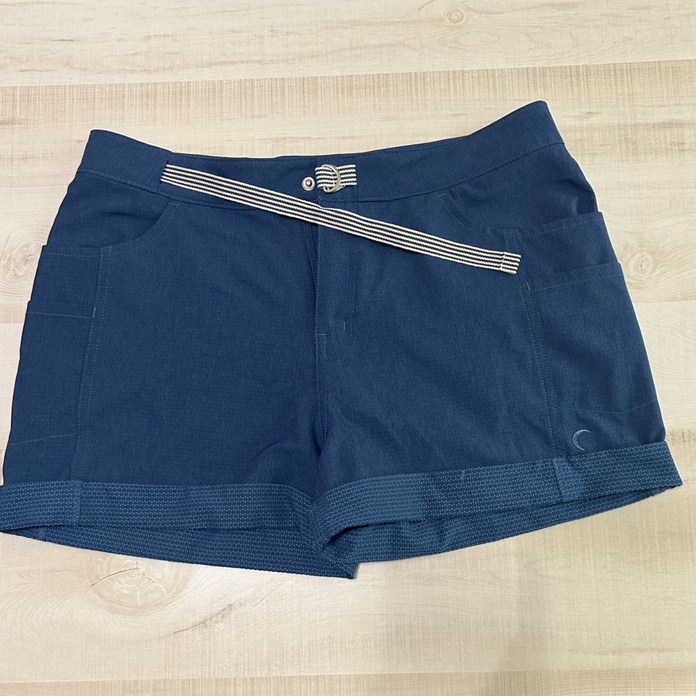 Zyia Blue Not Just a Trail Shorts
